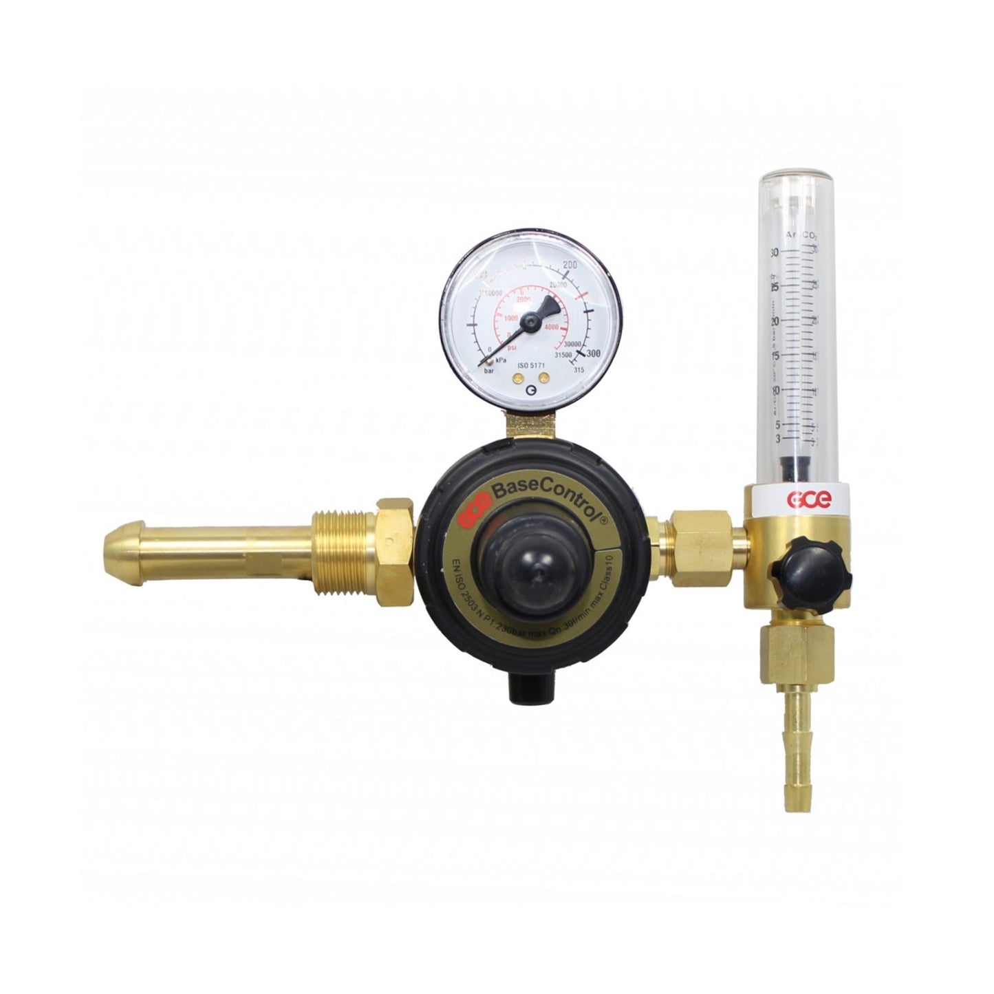 Riduttore di Pressione 0870443 GCE BASECONTROL con Flussimetro per Argon e Miscele