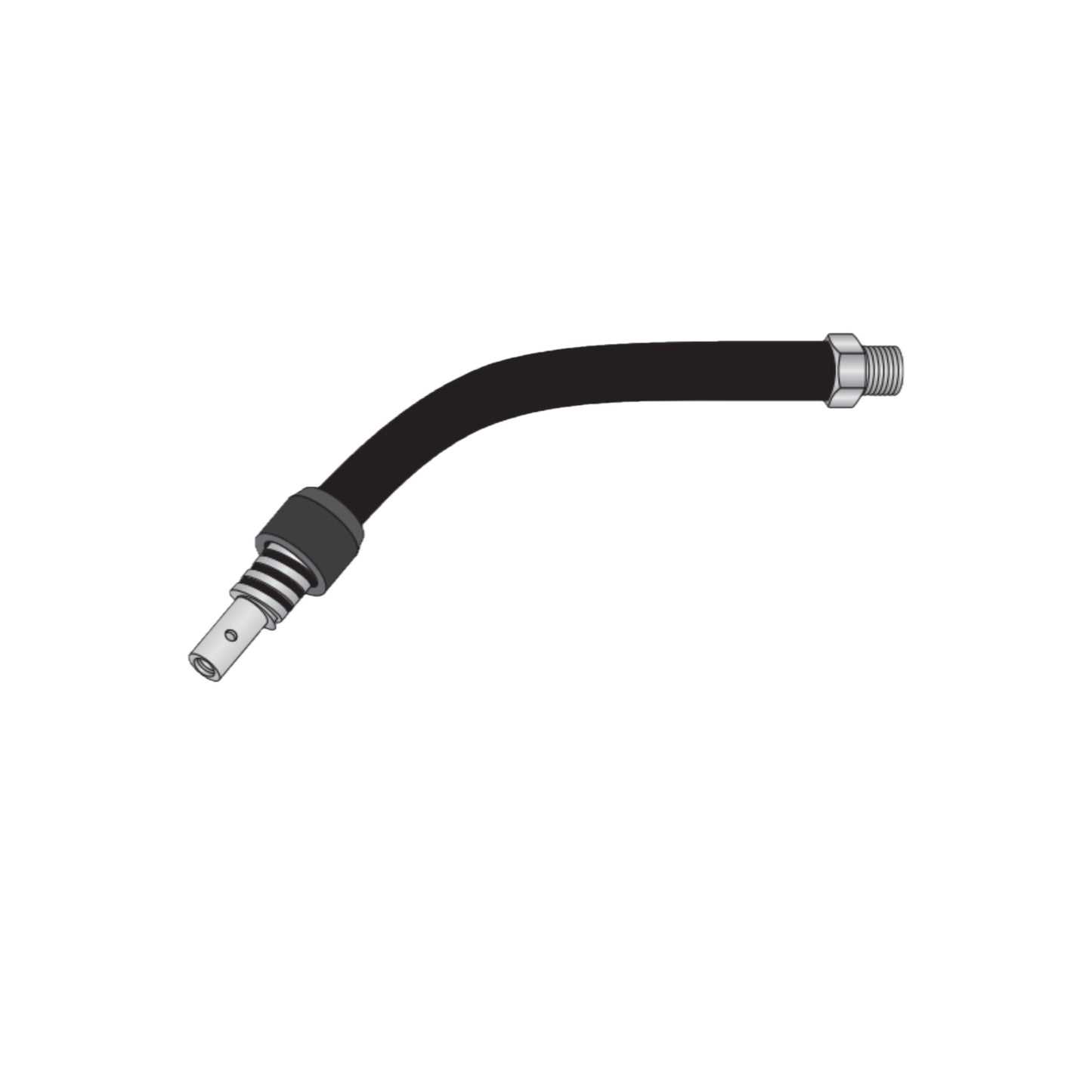 Lancia terminale completa per Torcia MIG BZ 15