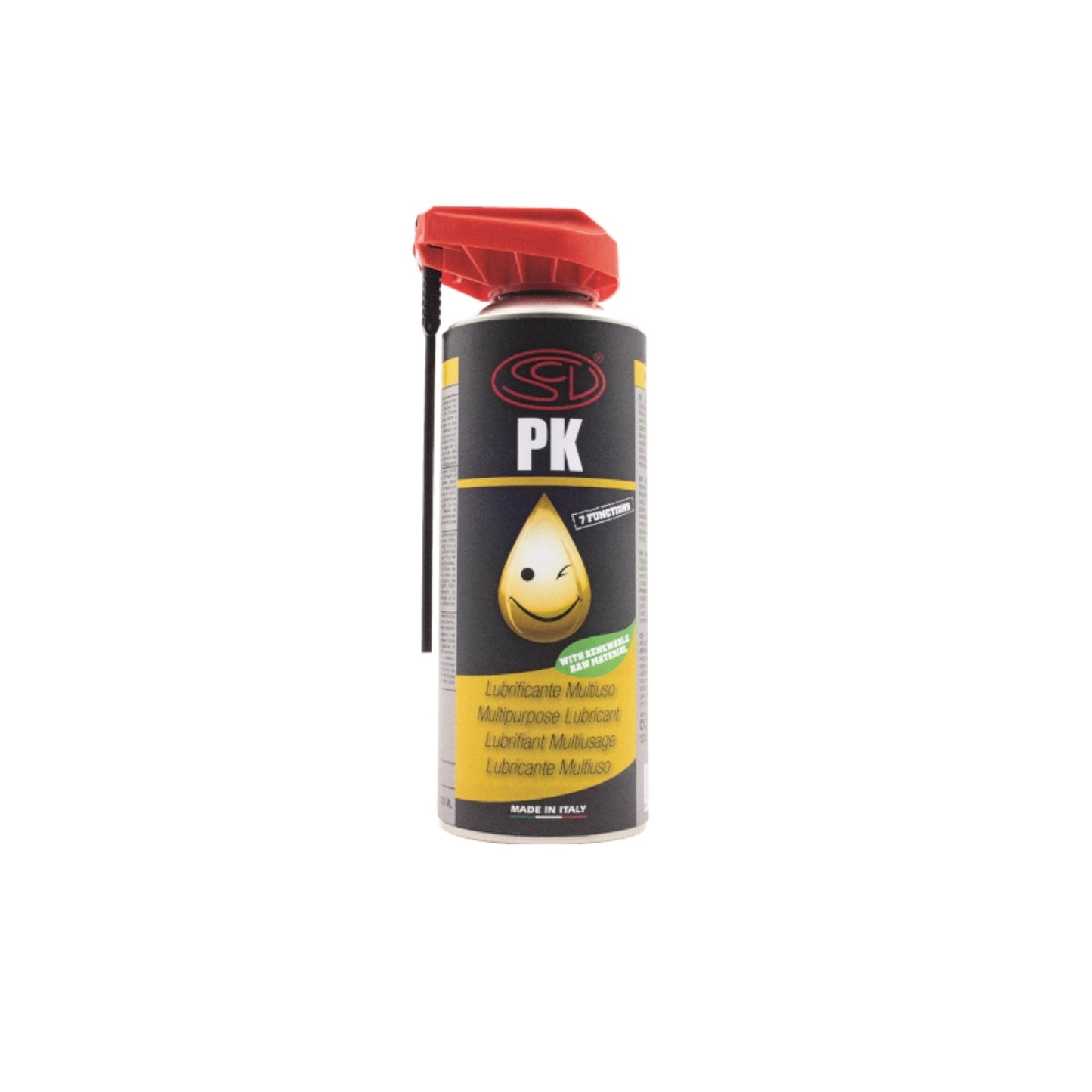 Bomboletta spray PK 400 ml Lubrificante Multiuso 7 Funzioni Base Rinnovabile