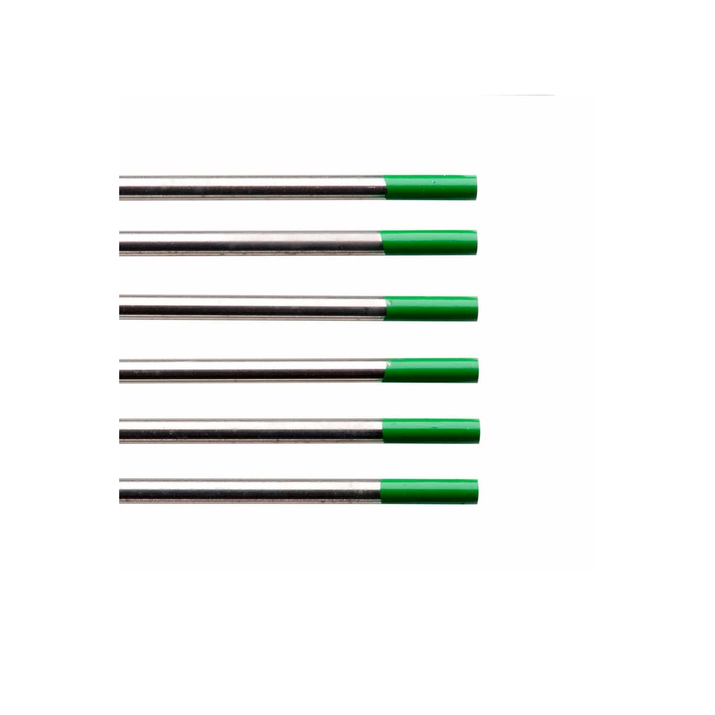 Elettrodi di Tungsteno Puro WP (Colore Verde) per Saldatura TIG Alluminio