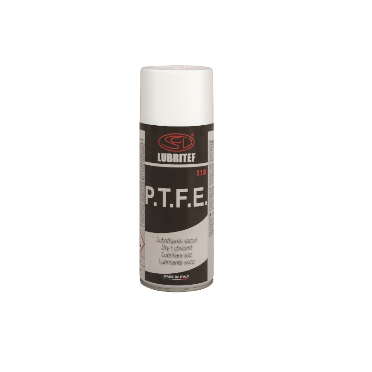 Bomboletta spray LUBRITEF 400 ml Lubrificante Secco al PTFE