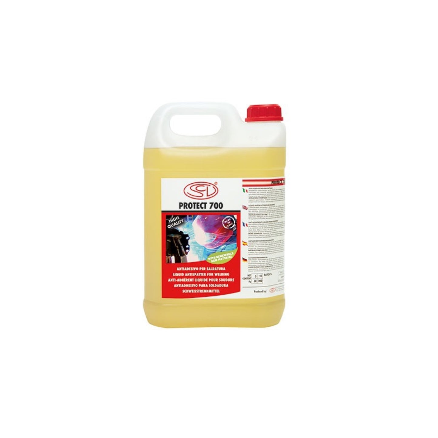 PROTECT 700 Antiadesivo per Saldatura Ecologico e Sicuro Tanica da 5 lt