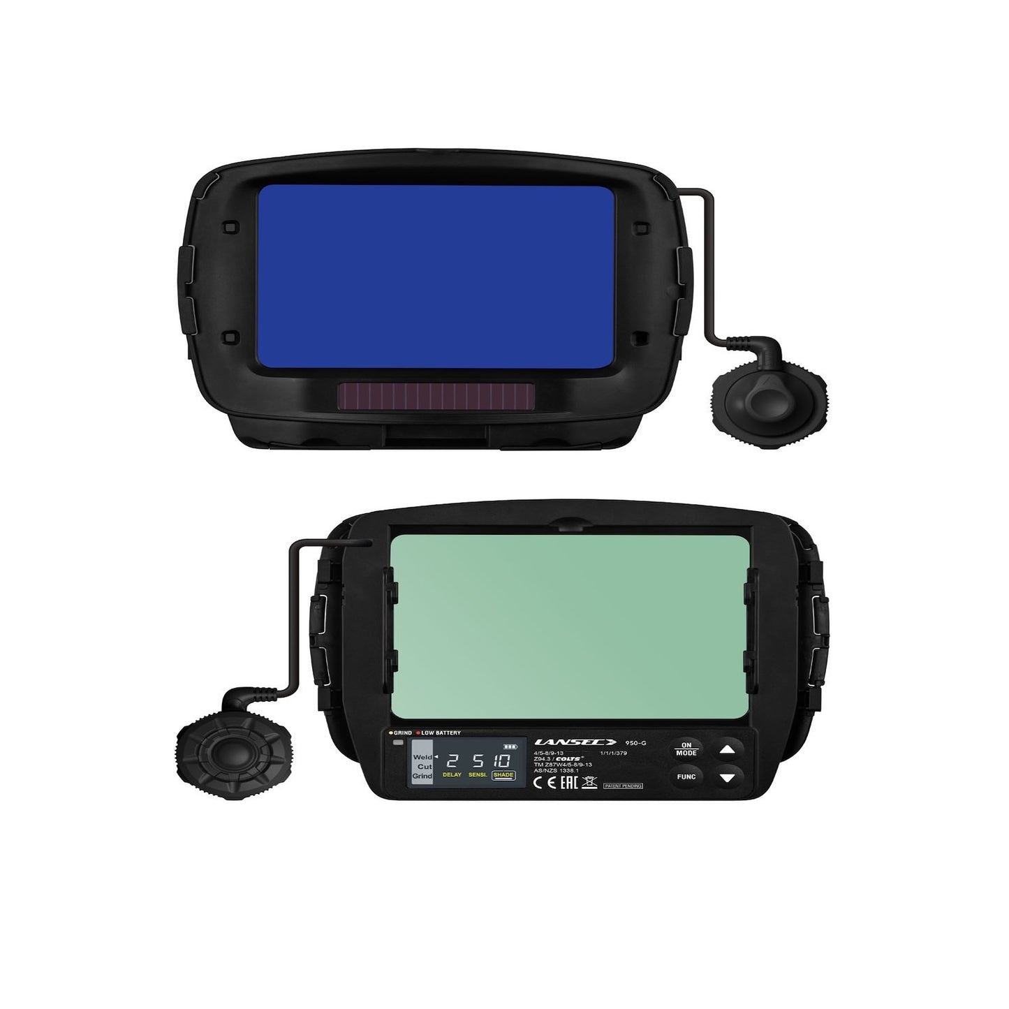 Maschera da Saldatura Automatica Lansec Optima | Campo Visivo XXL