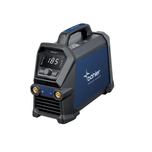 Saldatrice voestalpine Böhler Welding monofase CORE 185MMA, per saldatura MMA e TIG LIFT