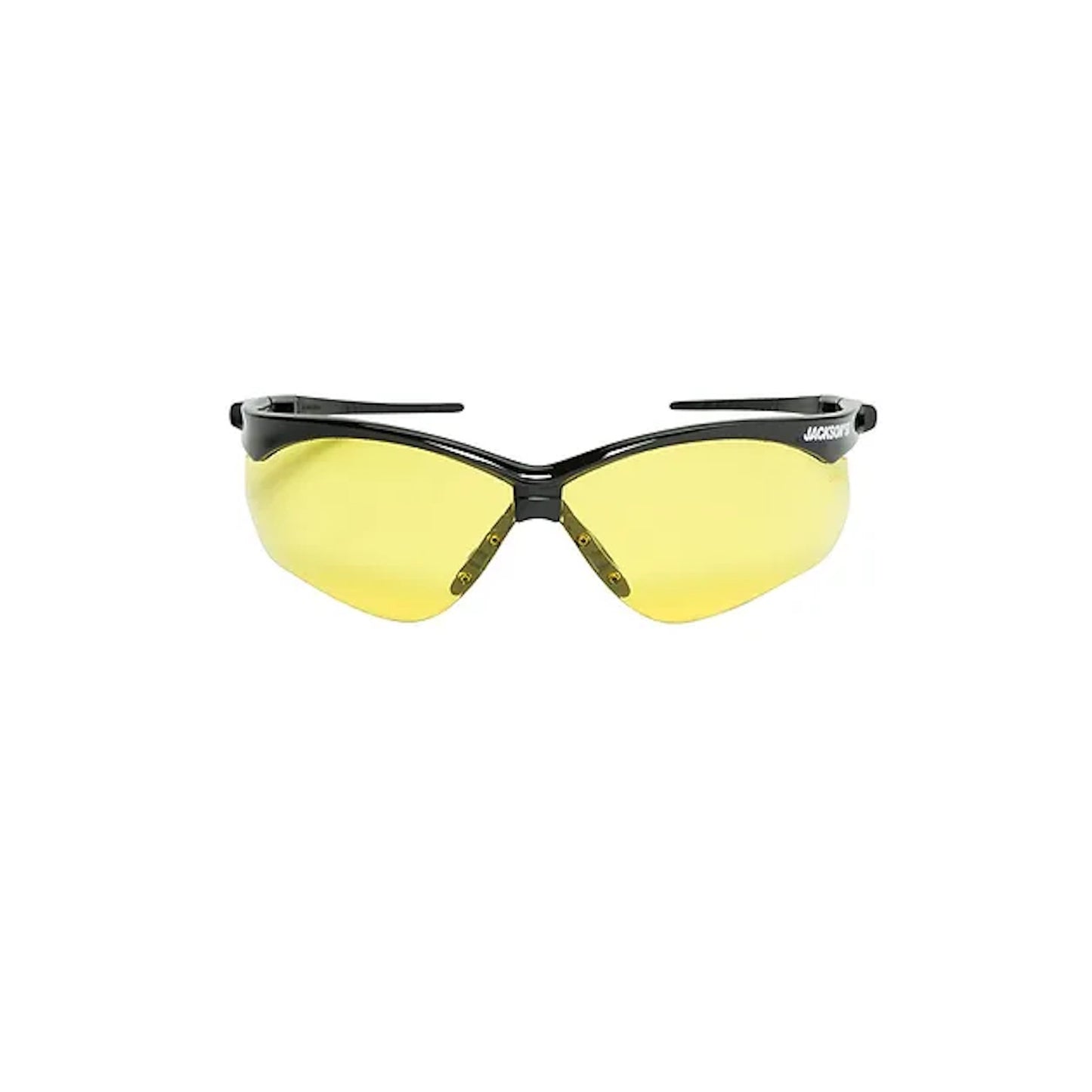 Occhiali Protettivi Jackson SG 50002 con montatura nera e lente ambrata antigraffio