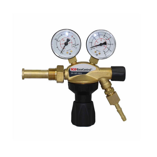 Riduttore di Pressione 0870415 GCE BASECONTROL con 2 Manometri per Gas Azoto