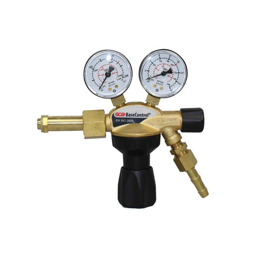 Riduttore di Pressione 0870414 GCE BASECONTROL per Ossigeno con 2 Manometri