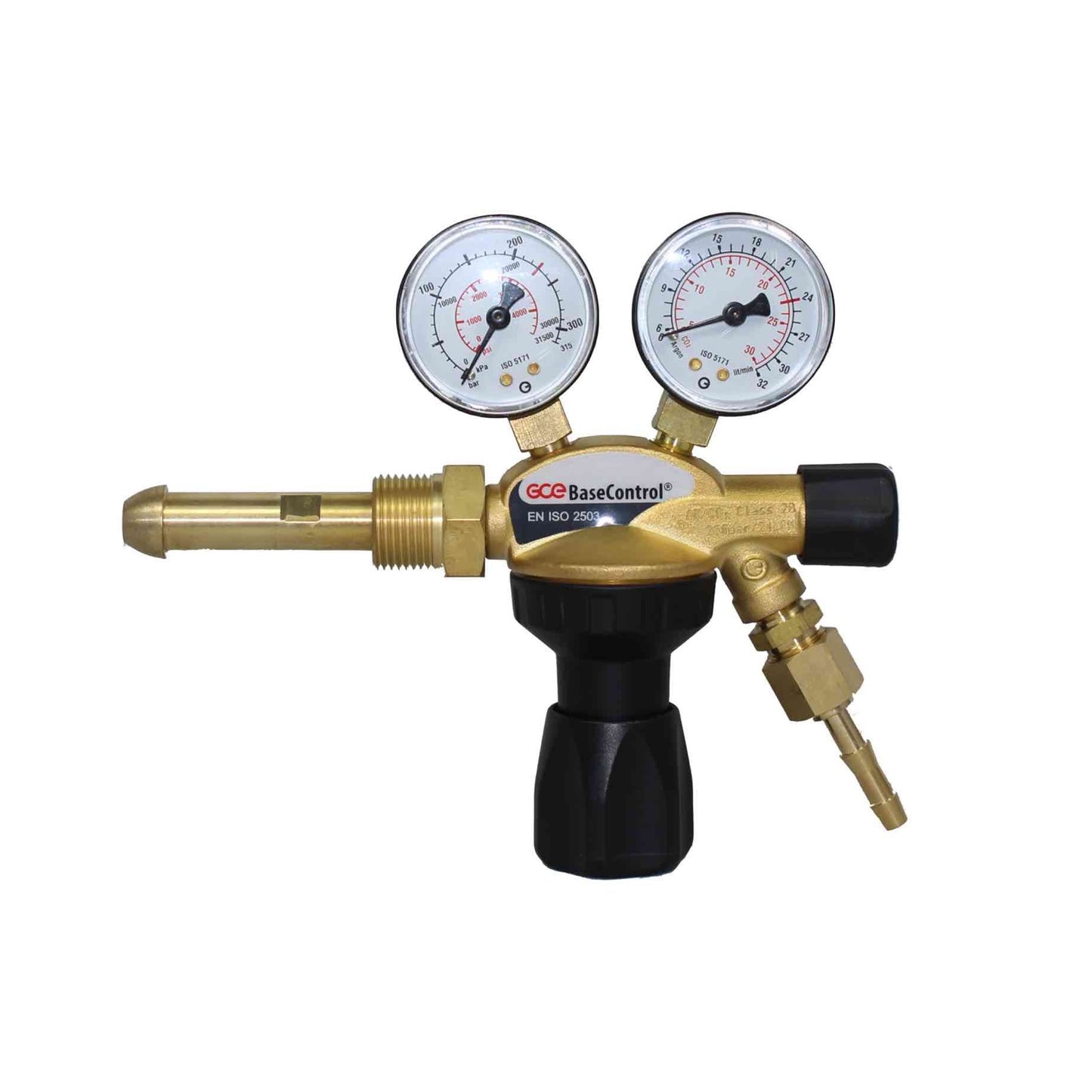 Riduttore di Pressione 0870418 GCE BASECONTROL a Due Manometri per Gas Argon/Miscela