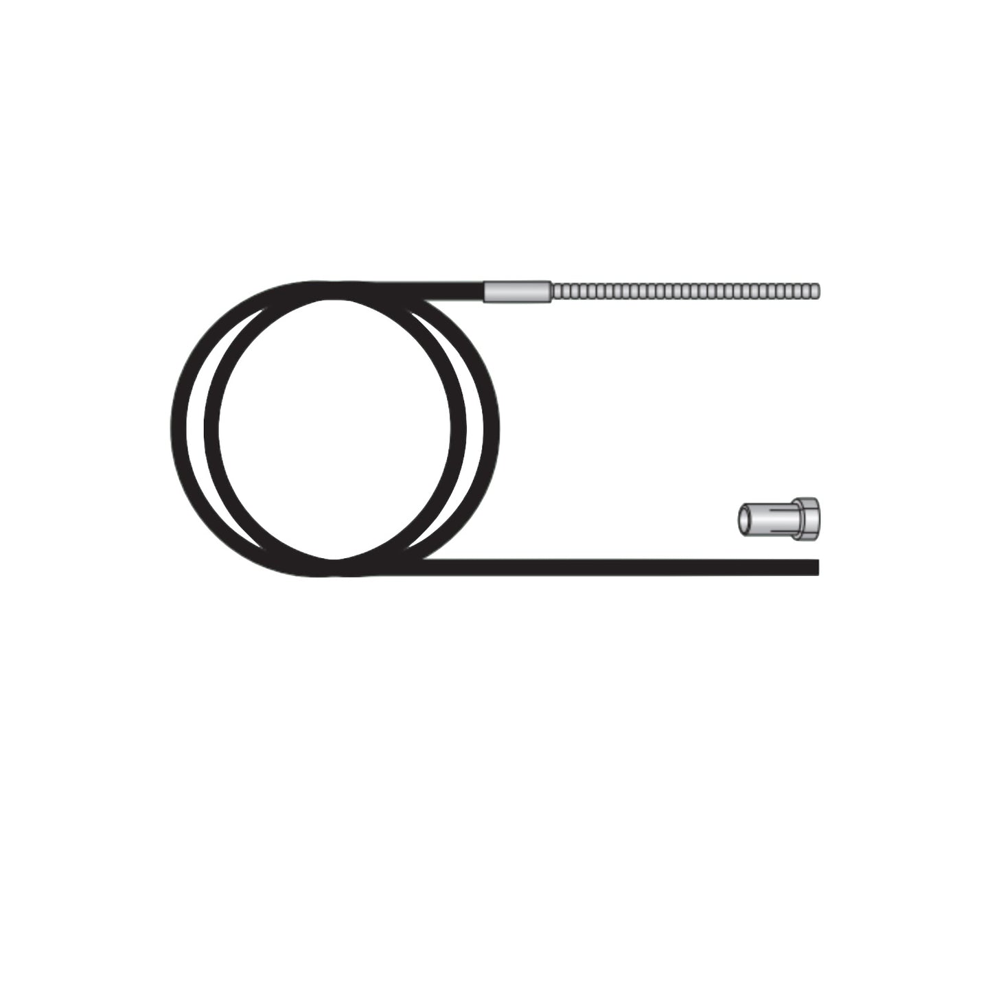 Guaina Guidafilo per Alluminio da 4,5 Mt per Torcia MIG BZ 15