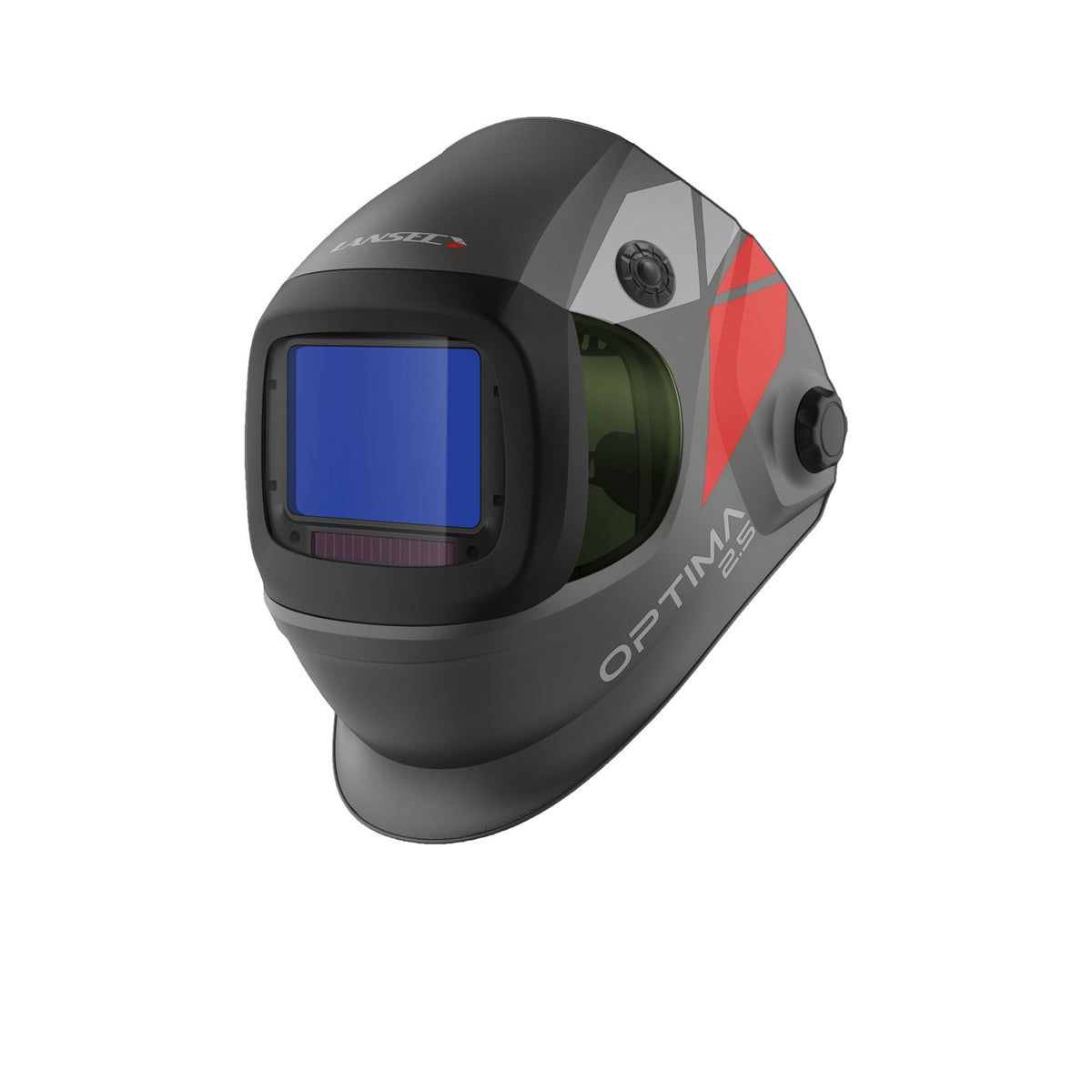 Maschera da Saldatura Automatica Lansec Optima 2.5 | Campo Visivo XXL