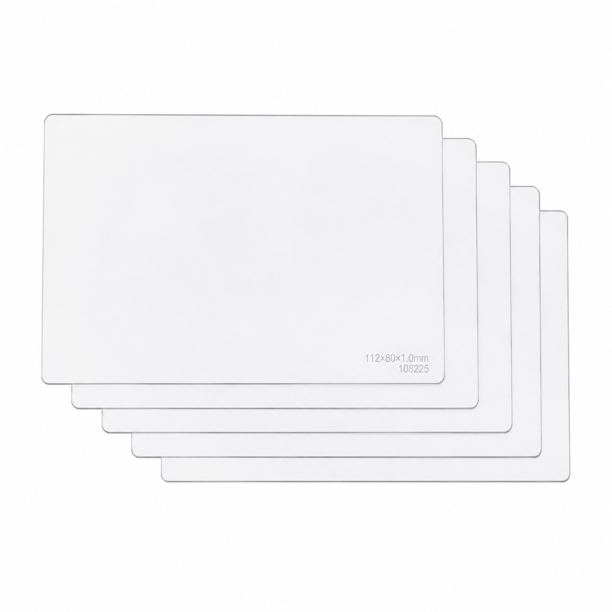 Protezione Interna Visore Lansec Optima 2.5 – 112 × 80 × 1,0 mm – Cod. 108225 - Conf. 5 pz