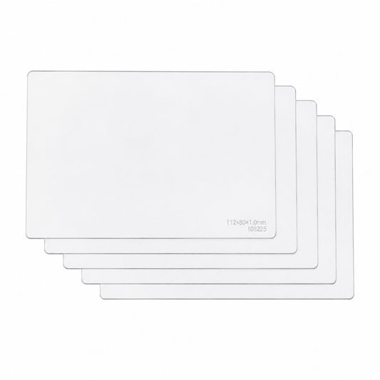 Protezione Interna Visore Lansec Optima 2.5 – 112 × 80 × 1,0 mm – Cod. 108225 - Conf. 5 pz