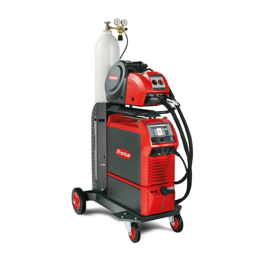 Saldatrice Fronius MIG/MAG Tpsi Trans puls Synergic carrellata