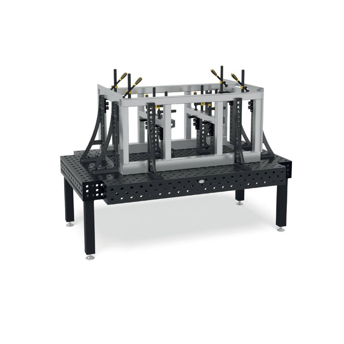 Tavolo da saldatura Siegmund Professional Extreme 8.7 Nitrurato al plasma - con fori e griglia diagonale System 28