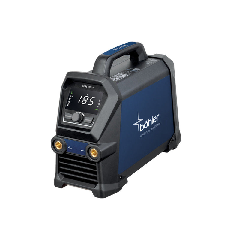 Saldatrice voestalpine Böhler Welding monofase CORE 185MMA, per saldatura MMA e TIG LIFT