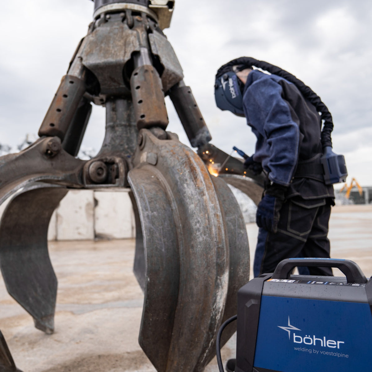 Saldatrice voestalpine Böhler Welding monofase CORE 185MMA, per saldatura MMA e TIG LIFT
