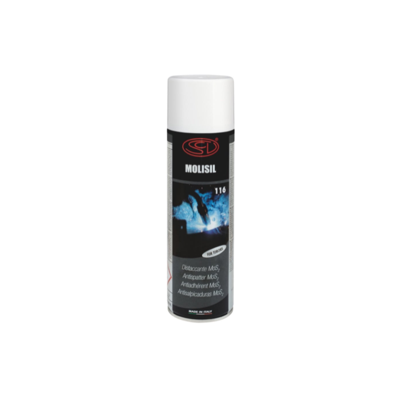 Bomboletta spray MOLISIL 500 ml antiadesivo spray a base di bisolfuro di molibdeno