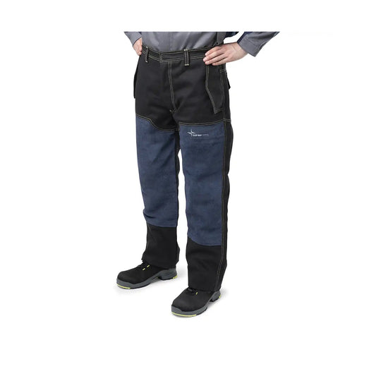 Pantaloni da Saldatura in Pelle e Cotone FR Böhler Welding