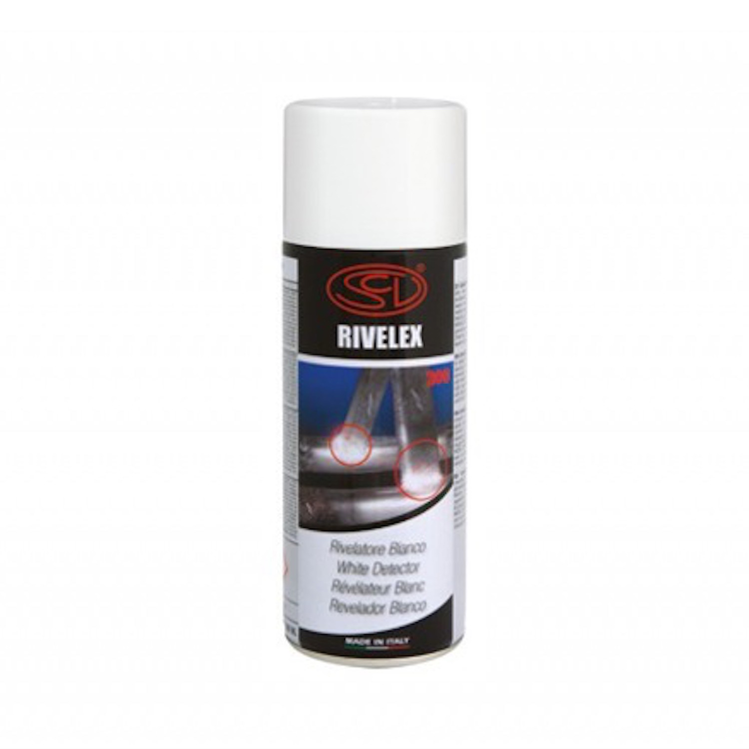 Bomboletta spray RIVELEX 400 ml rivelatore bianco cricche di saldatura  1651004